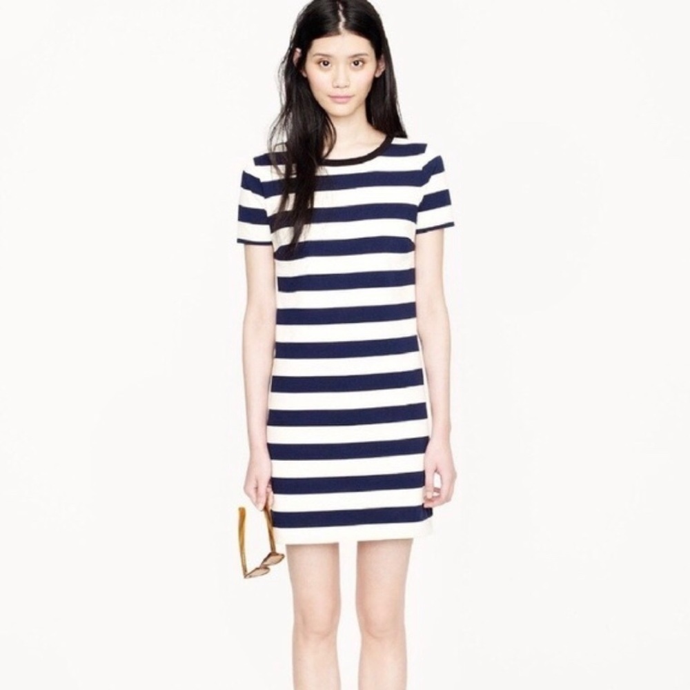 J. Crew Rugby Striped Short Sleeve T-Shirt Dress